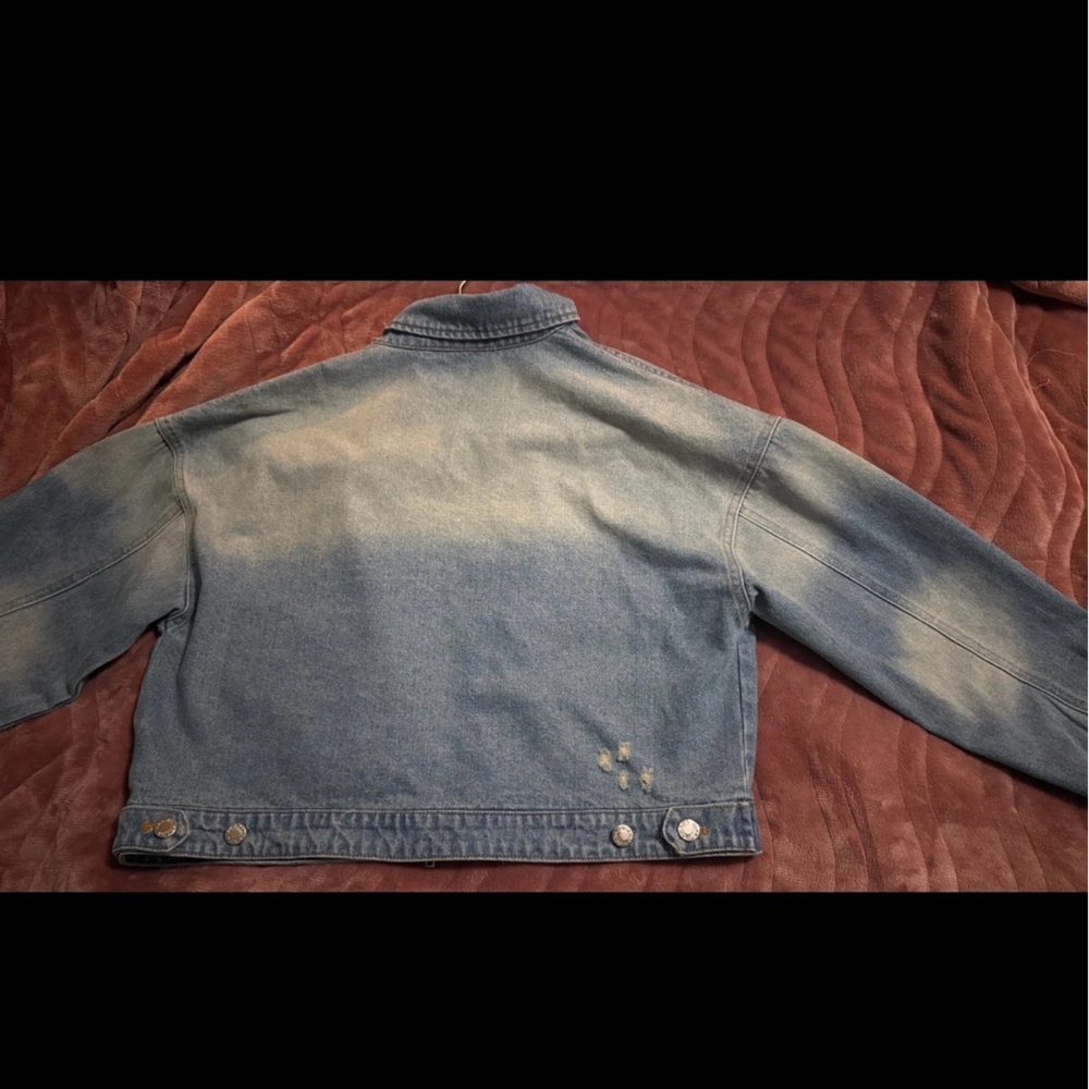 Prada Blue Cropped Denim Jacket - Picture 12 of 13
